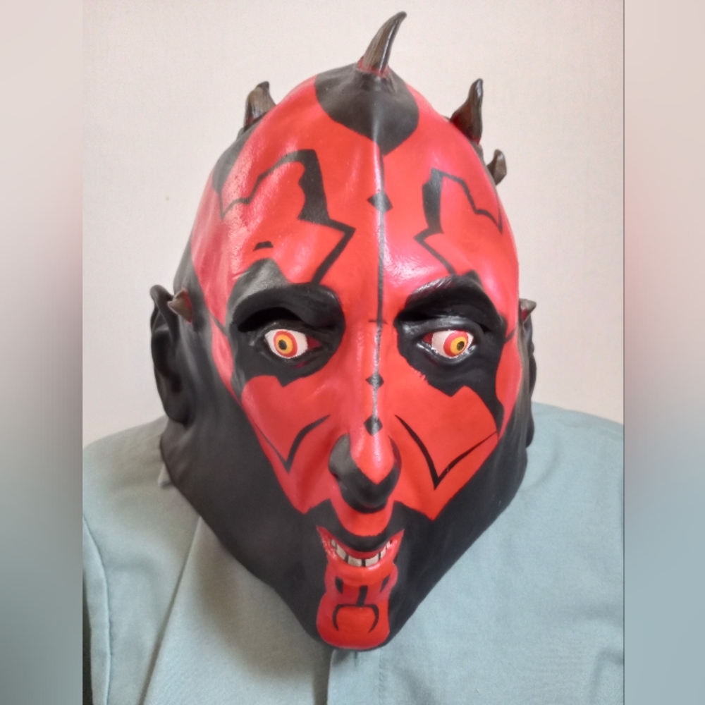 COPY - Darth Maul Star Wars Halloween mask red/ black ages 8+ new without tags